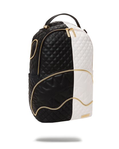 LEVELED UP SPLIT QUILT SHARK BACKPACK (DLXV)