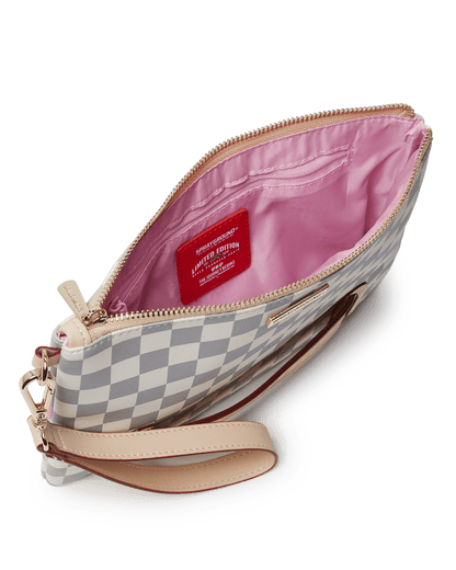 ROSE ALL DAY LA PALAIS CROSSOVER CLUTCH