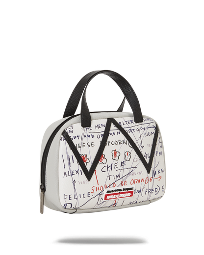 OFFICIAL BASQUIAT UNTITLED (CHEESE POPCORN) 1983 HANDBAG