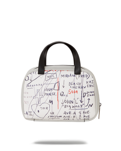 OFFICIAL BASQUIAT UNTITLED (CHEESE POPCORN) 1983 HANDBAG