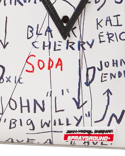 OFFICIAL BASQUIAT UNTITLED (CHEESE POPCORN) 1983 SLING MESSENGER