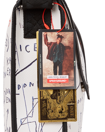OFFICIAL BASQUIAT UNTITLED (CHEESE POPCORN) 1983 SLING MESSENGER