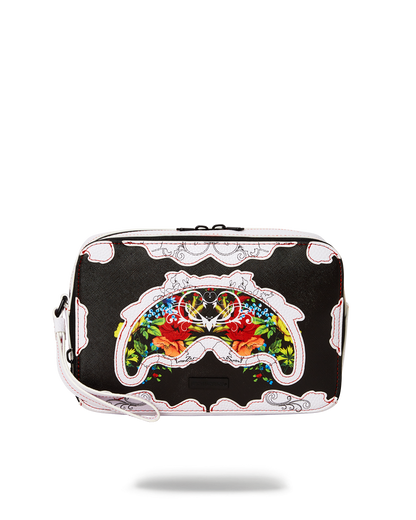 THE FLORAL CUT TOILETRY BAG