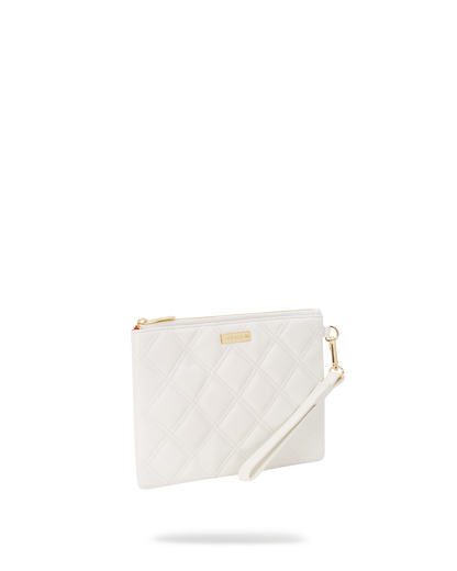RIVIERA LE BLANC GOLD  CHAIN SHARK CROSSOVER CLUTCH