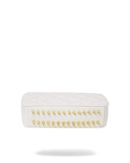 RIVIERA LE BLANC GOLD CHAIN SHARK HANDBAG