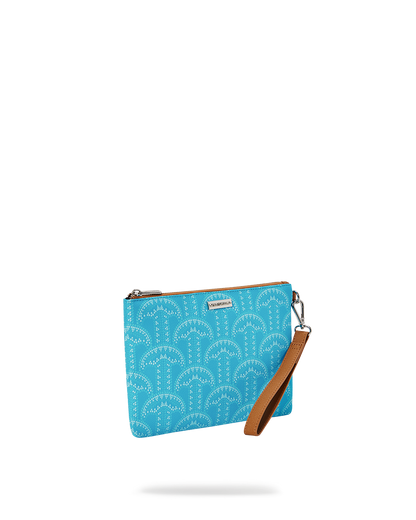 ILLUCHAINS TURQ CROSSOVER CLUTCH