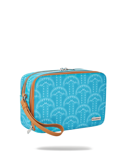 ILLUCHAINS TURQ TOILETRY BAG
