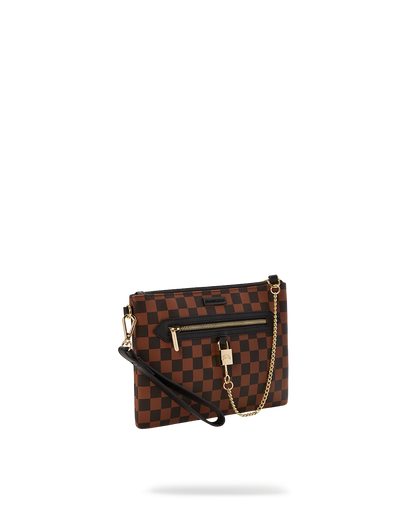 HENNY LOCK SHARKS IN PARIS CROSSOVER CLUTCH