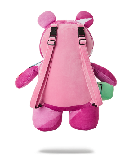 PINK PUNK MONEYBEAR TEDDYBEAR BACKPACK