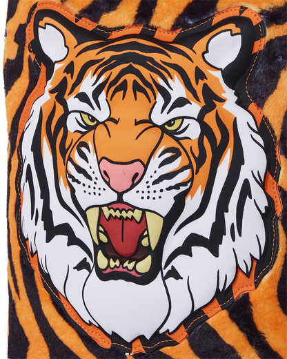 TIGER COZY VELOUR FUR BACKPACK