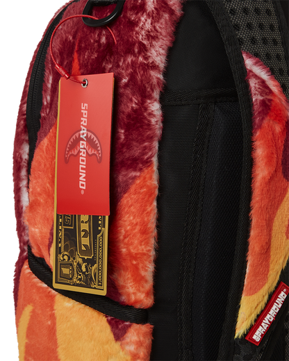DIABLO COZY VELOUR FUR BACKPACK