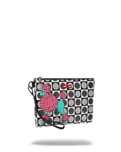 POODLE CHECK RON ENGLISH COLLAB POUCHETTE