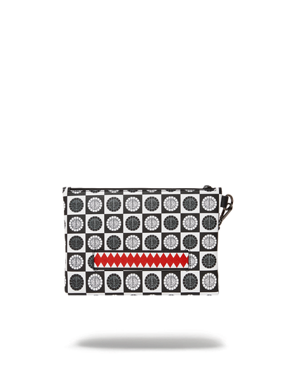 POODLE CHECK RON ENGLISH COLLAB POUCHETTE