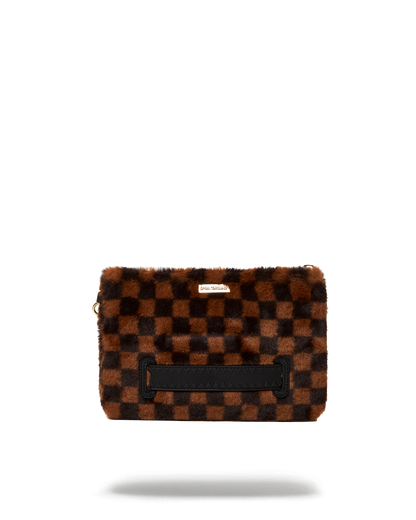 FURRR SHARKS IN PARIS CROSSOVER CLUTCH