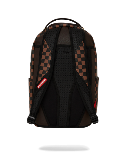 EXTERIOR GOLD ZIP POCKET SHARKS IN PARIS BACKPACK (DLXV)
