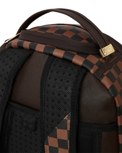 EXTERIOR GOLD ZIP POCKET SHARKS IN PARIS BACKPACK (DLXV)