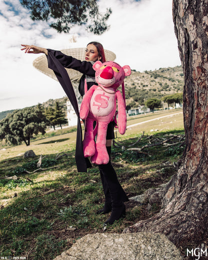 PINK PANTHER UP TO NO GOOD TEDDY BEAR BACKPACK