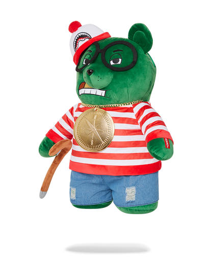 WHERES WALDO MONEYBEAR TEDDYBEAR BACKPACK