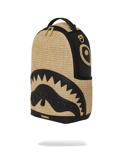 RAFFIA PALM BACKPACK
