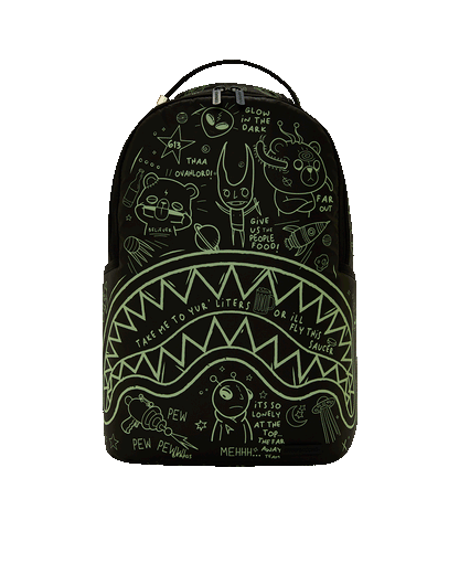GLOW THE SPACE BACKPACK (GLOW IN THE DARK EFFECT)