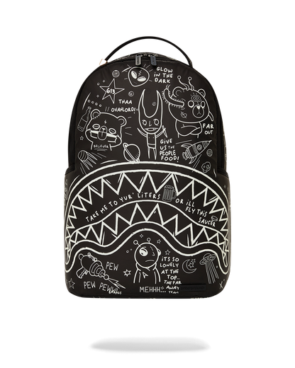 GLOW THE SPACE BACKPACK (GLOW IN THE DARK EFFECT)