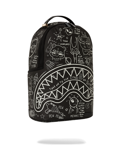 GLOW THE SPACE BACKPACK (GLOW IN THE DARK EFFECT)