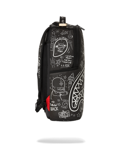 GLOW THE SPACE BACKPACK (GLOW IN THE DARK EFFECT)