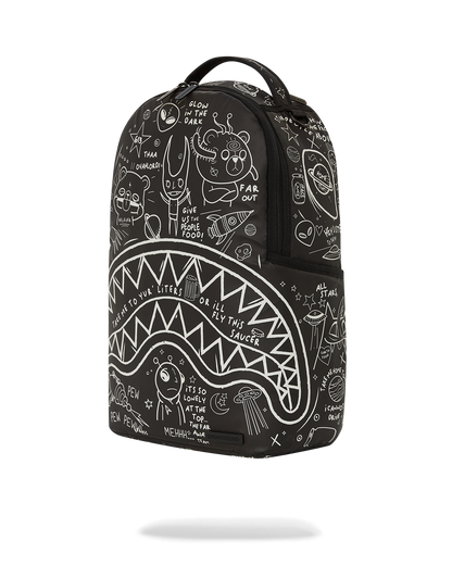 GLOW THE SPACE BACKPACK (GLOW IN THE DARK EFFECT)