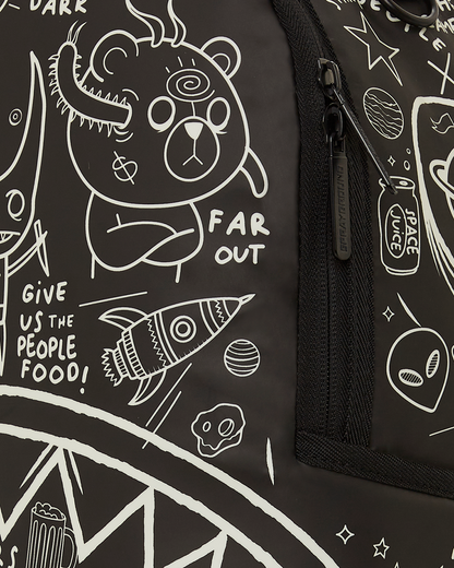GLOW THE SPACE BACKPACK (GLOW IN THE DARK EFFECT)