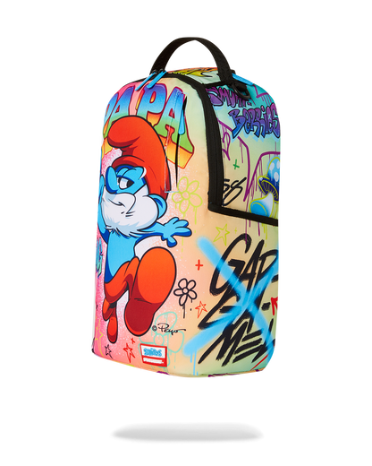 PAPA SMURF ON THE RUN BACKPACK