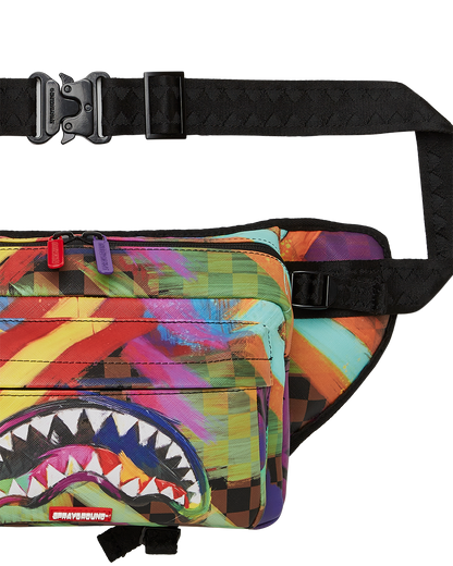 SHARKS IN PARIS CITY STREAKS CARGO CROSSBODY
