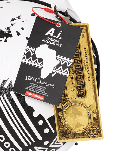 A.I.8 AFRICAN INTELLIGENCE - ORIGIN STORY GLOBE BAG