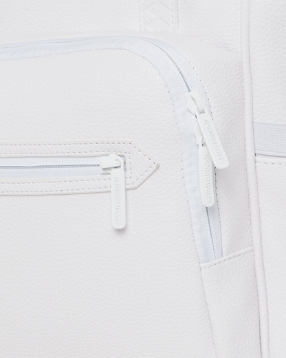HEAVY METAL SHARK WHITE OUT BIZ TOP OPENER BACKPACK