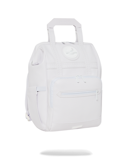 HEAVY METAL SHARK WHITE OUT BIZ TOP OPENER BACKPACK