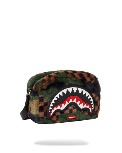 BIG SKY FUR SHARK MESSENGER BRICK BAG