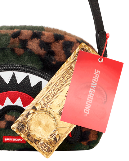 BIG SKY FUR SHARK MESSENGER BRICK BAG