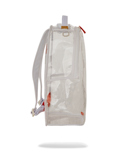 CLEAR VISION SHARKS IN PARIS - 100% ALL CLEAR DLX BACKPACK