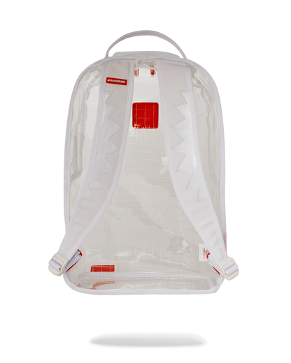 CLEAR VISION SHARKS IN PARIS - 100% ALL CLEAR DLX BACKPACK