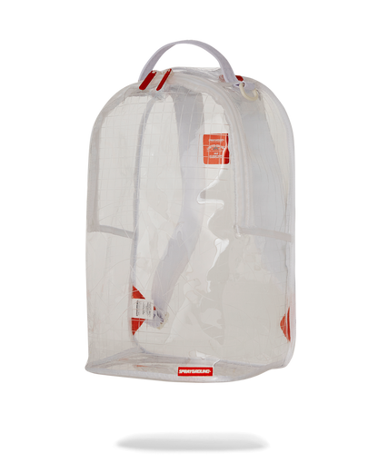 CLEAR VISION SHARKS IN PARIS - 100% ALL CLEAR DLX BACKPACK