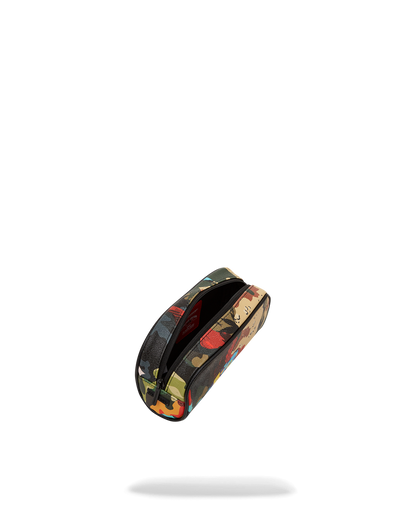 SLICED AND DICED CAMO POUCH