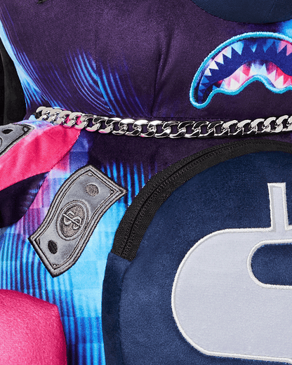 SHARKCLUB ELECTRONICA MONEYBEAR TEDDYBEAR BACKPACK