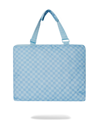 SHARK ISLAND PACKABLE BEACH MAT BLANKET WATER RESISTANT CONVERTIBLE TOTE