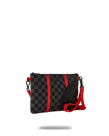 MONACO SHARK CLUB CROSSOVER CLUTCH W/ SHOULDER STRAP