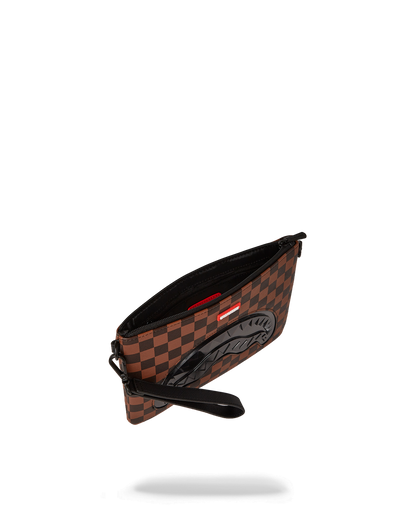 SHARKS IN PARIS CLEAR FOR TAKEOFF CROSSOVER CLUTCH WITH STRAP