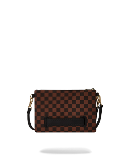 LENTICULAR EFFECTS CROSSOVER CLUTCH W/ SHOULDER STRAP