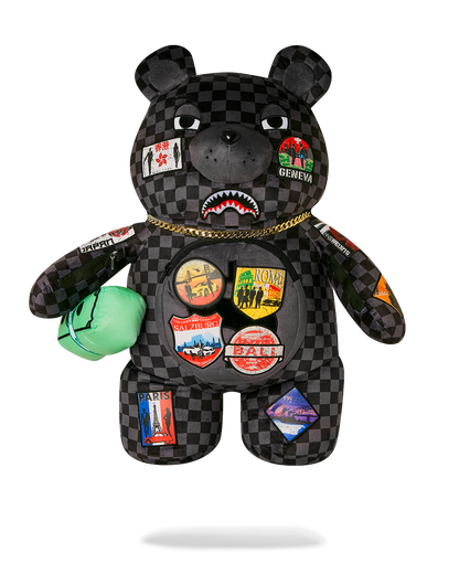 GLOBAL MOGUL UNLIMITED MILES MONEYBEAR TEDDYBEAR BACKPACK