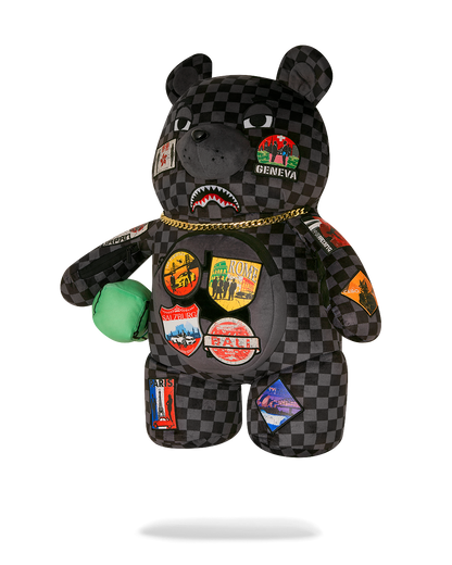 GLOBAL MOGUL UNLIMITED MILES MONEYBEAR TEDDYBEAR BACKPACK
