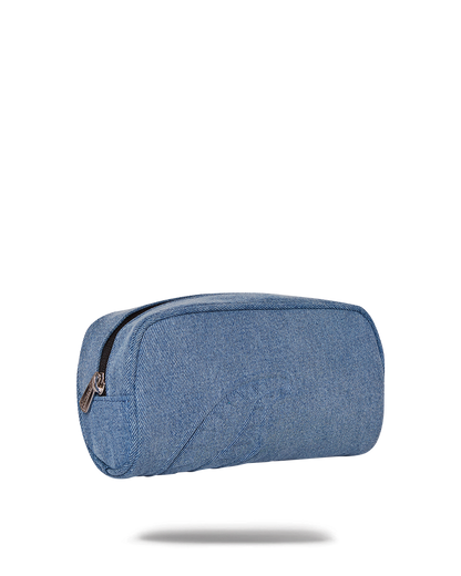STONE WASHED SHARK PENCIL POUCH