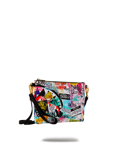 CREATE ANOTHER DAY CROSSOVER CLUTCH W/ SHOULDER STRAP