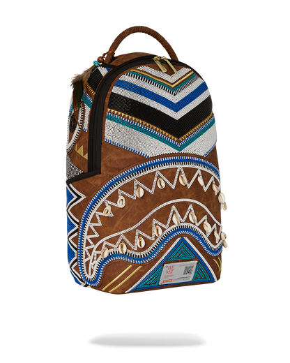 THE MET KUBA KINGDOM HEADDRESS BACKPACK